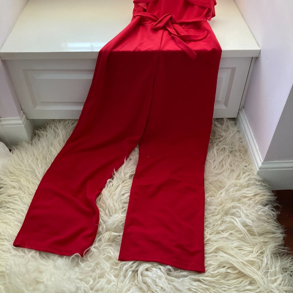 bebe Halter Neck Jumpsuit - Picture 7 of 14